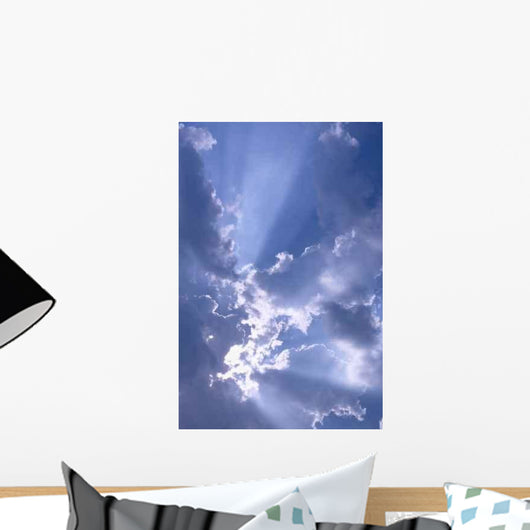 Sun Rays Wall Decal Design 1