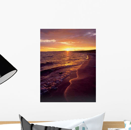 Sunset Golden Wall Decal