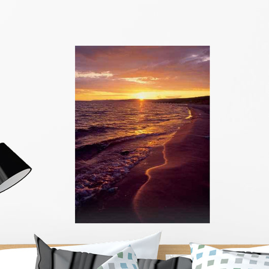 Sunset Golden Wall Decal
