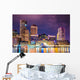 Beautiful Night Boston Massachusetts Wall Decal
