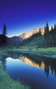 Small Calm Mountain Creek, Kootenays, British Columbia, Canada Wall Mural