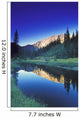 Small Calm Mountain Creek, Kootenays, British Columbia, Canada Wall Mural