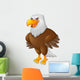 Cute eagle cartoon posing Wall Decal