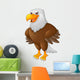 Cute eagle cartoon posing Wall Decal