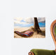 Empty hammock on sun Wall Mural