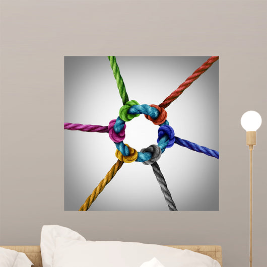 Central Network Connection Wall Decal