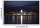 Skyline of Madison Wisconsin at night Wall Mural