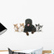 rottweiler and chihuahuas Wall Decal