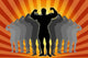 Body Builder Male Wall Mural