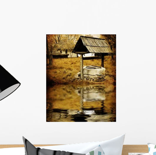 Ancient Water Well Wall Decal
