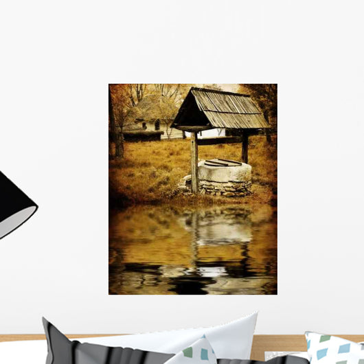 Ancient Water Well Wall Decal