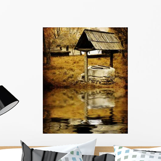 Ancient Water Well Wall Decal