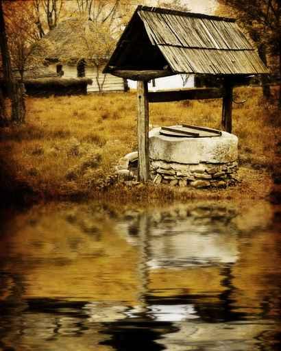 Ancient Water Well Wall Decal