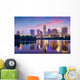 Austin, Texas, USA downtown skyline on the Colorado River. Wall Decal