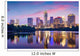 Austin, Texas, USA downtown skyline on the Colorado River. Wall Decal
