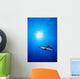 Lone Shark Illuminated Underwater Wall Decal