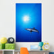 Lone Shark Illuminated Underwater Wall Decal