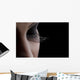 Tears on Eyelashes Wall Mural