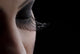 Tears on Eyelashes Wall Mural