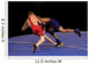 Wrestling Wall Mural