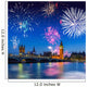 Big Ben Uk Fireworks Wall Mural