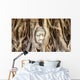 Buddha Head Tree Roots Wall Decal