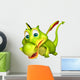cute Dragon funny cartoon character Wall Decal