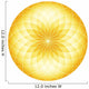 Abstract Circle - Golden Fractals Wall Decal