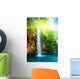 Waterfall Deep Forest Wall Decal Design 1