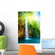 Waterfall Deep Forest Wall Decal Design 1