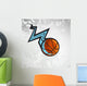 Basketball lightning Wall Decal