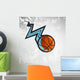 Basketball lightning Wall Decal
