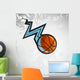 Basketball lightning Wall Decal