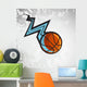 Basketball lightning Wall Decal