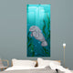 Manatee swimming under the water Wall Mural