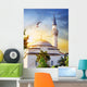Dome and spire of mosque at sunset Wall Mural