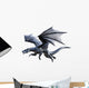 Flying Black Dragon Wall Decal