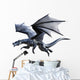 Flying Black Dragon Wall Decal