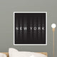 New York poster design. New York city typography, t-shirt graphics. Vector illustration. Wall Mural