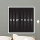 New York poster design. New York city typography, t-shirt graphics. Vector illustration. Wall Mural