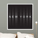 New York poster design. New York city typography, t-shirt graphics. Vector illustration. Wall Mural