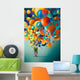 Funny Clown with Colorful Wall Decal