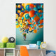 Funny Clown with Colorful Wall Decal