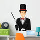 Man Magician Wall Decal