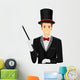 Man Magician Wall Decal