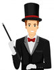 Man Magician Wall Decal