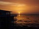 Sonnenuntergang Und Wattwagen Wall Decal