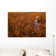 Girl with Hat Field Wall Decal