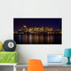 Boston Skyline Night Wall Decal