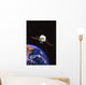 Satellite Orbiting Earth Wall Decal